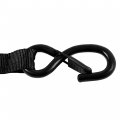 Waltyotur Ratchet Tie Down Straps 4 Pk 15 Ft 2200 Lb Break Strength Safety Lock S Hooks Black