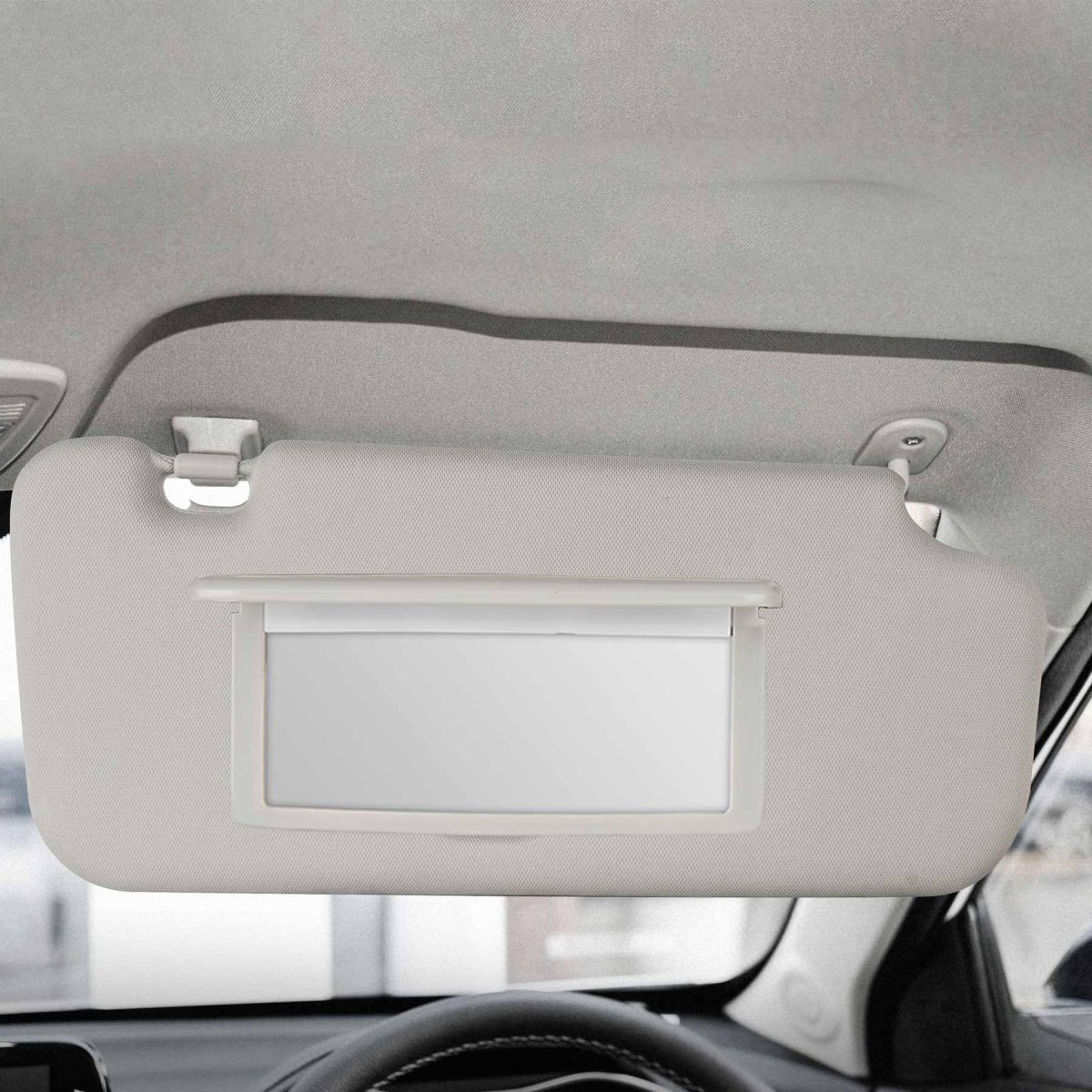 Gray Passenger Side Sun Visor Fit For Nissan Murano 2009 2010 2011 2012 2013 2014 Replaces 96401-1aa1b