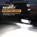 Opp Ulite Ram Led Fog Lights For Dodge 1500 2019-2021 2019-2022 2500 3500 72w 3100lm 6500k Cool White Clear Lens Bumper Driving