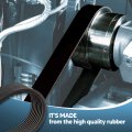 Planer Drive Belts Set Fits Ridgid R4330 High Strength Rubber Motor Ribbed Replacement Belt Black