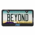 Ipick Image For Ford Focus Rs Black Carbon Fiber Look Abs Plastic License Plate Frame