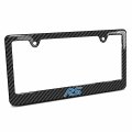 Ipick Image For Ford Focus Rs Black Carbon Fiber Look Abs Plastic License Plate Frame
