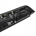 Hecasa Grille Assembly Compatible With 2019-2021 Subaru Forester Front Bumper Grill Black