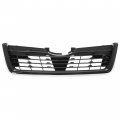 Hecasa Grille Assembly Compatible With 2019-2021 Subaru Forester Front Bumper Grill Black