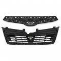 Hecasa Grille Assembly Compatible With 2019-2021 Subaru Forester Front Bumper Grill Black