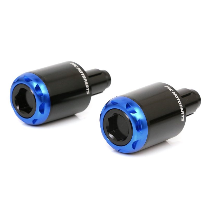 Mc Motoparts Mshine Cnc Bar Ends For Panigale 1299 959 2015-2019 16 17 18 V4 18-19 Blue
