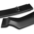 3pcs Matte Black Front Bumper Lip Spoiler Wing Body Kit Compatible With Audi A3 S3 17-20
