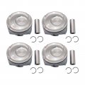 Secosautoparts 4pcs Engine Piston Compatible With Hyundai Veloster Accent Gls Gs Se 1 6l 2012 2013 2014 2015 2016 2017 Oversize