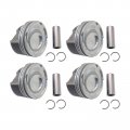 Secosautoparts 4pcs Engine Piston Compatible With Hyundai Veloster Accent Gls Gs Se 1 6l 2012 2013 2014 2015 2016 2017 Oversize