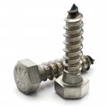 Stainless Steel 316 Lag Screws Hex Head Bolts 1 4 X 1-1 2 Qty 25 
