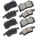 Aintier Automotive Replacement Brake Pads Front Rear Fit For Chevrolet Cobalt 2008-2010