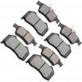 Aintier Automotive Replacement Brake Pads Front Rear Fit For Chevrolet Cobalt 2008-2010