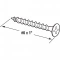 Prime-line Mp10735 Drywall Screws 6 X 1 In Coarse Thread Phillips Head Drive 250 Pack