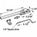 Prime-line Products 17975 Casement Window Operator 10-3 4-inch Reversible Chrome