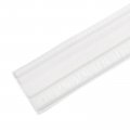 Flexible Wall Molding Trim 1pcs 8ft X 4 In Baseboard Self Adhesive Border Foam For Home Office And Hotel Diy Decoration White 