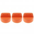 3x Ignition Key Cover For Polaris Ranger Rzr Sportsman Ace General Scrambler And Yamaha G9 G14 G16 G22 G29 Golf Cart Orange