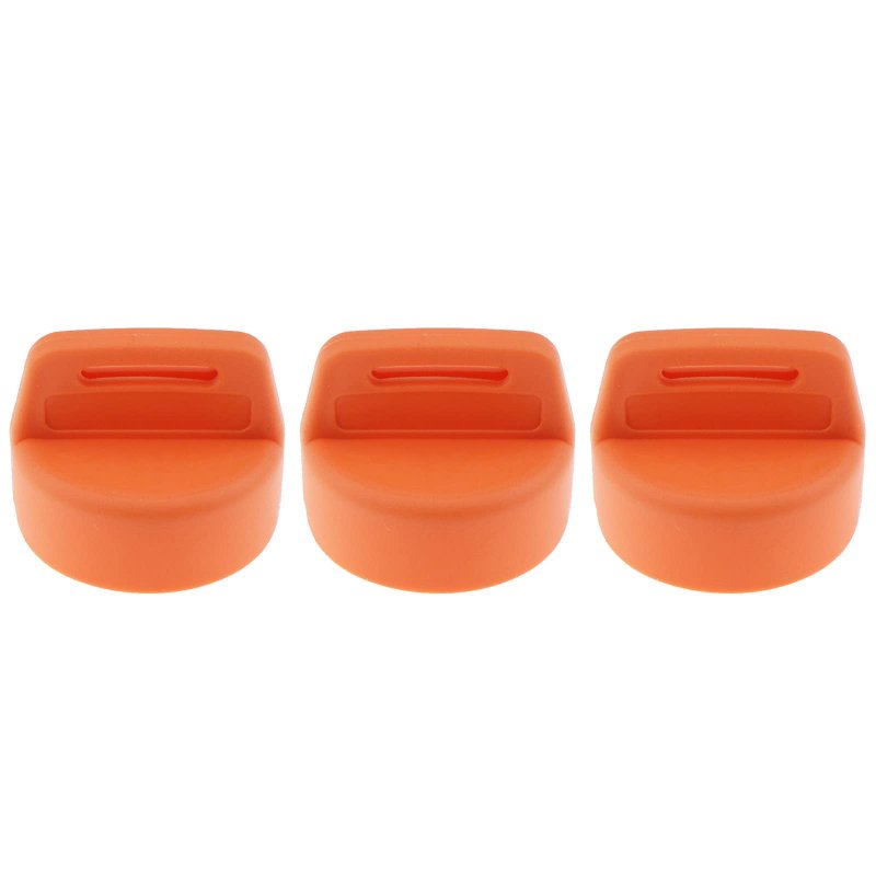 3x Ignition Key Cover For Polaris Ranger Rzr Sportsman Ace General Scrambler And Yamaha G9 G14 G16 G22 G29 Golf Cart Orange