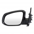 Ocpty Black Driver Side View Mirror Textured With Power Adjustment Manual Folding Heated Compatible For 2016-2018 Toyota Tacoma