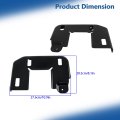 Left And Right Side Front Frame Mount Bumper Bracket Set Of 2 Replacement For F-150 F150 2015-2020 Fo1066203 Fo1067203