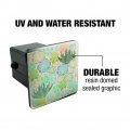 Succulent Cactus Aloe Plants Pattern Tow Trailer Hitch Cover Plug Insert