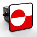 Trailer Hitch Cover Flag Of Greenland Greenlander 