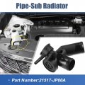 X Autohaux 21517-jp00a Engine Upper Coolant Filler Neck Sub Radiator Pipe For Nissan Murano 2009-2014 Quest 2011-2017