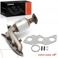 A-premium Front Right Exhaust Manifold Catalytic Converter Kit Direct-fit Compatible With Toyota Highlander 2008-2010 Sienna