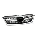 Front Upper Mesh Grille Chrome Shell With Black Insert Replacement For Legacy 2010 2011 2012 Su1200142