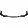 Kuafu 3pcs Front Bumper Lip Compatible With 2014-2017 Infiniti Q50 Sport Model Only Under Chin Spoiler Splitter Diffuser