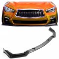 3pcs Front Bumper Lip For 2014-2017 Infiniti Q50 Sport Model Only Under Chin Spoiler Splitter Diffuser Protector Air Dams Body