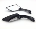 Smt-black Diamond Blade Style Rearview Mirrors 8mm 10mm Compatible With All Standard Naked Street Bike Metric Screws 7 8