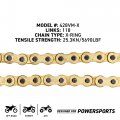 Niche Drive Sprocket Chain Combo For Honda Xl100s Front 15 Rear 42 Tooth 428vm-x X-ring 118 Links