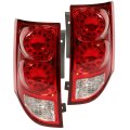 Hecasa Led Tail Light For 2011-2020 Dodge Grand Caravan Ram C V Tradesman W Bulb Rear Stop Brake Lamp Taillight Replacement