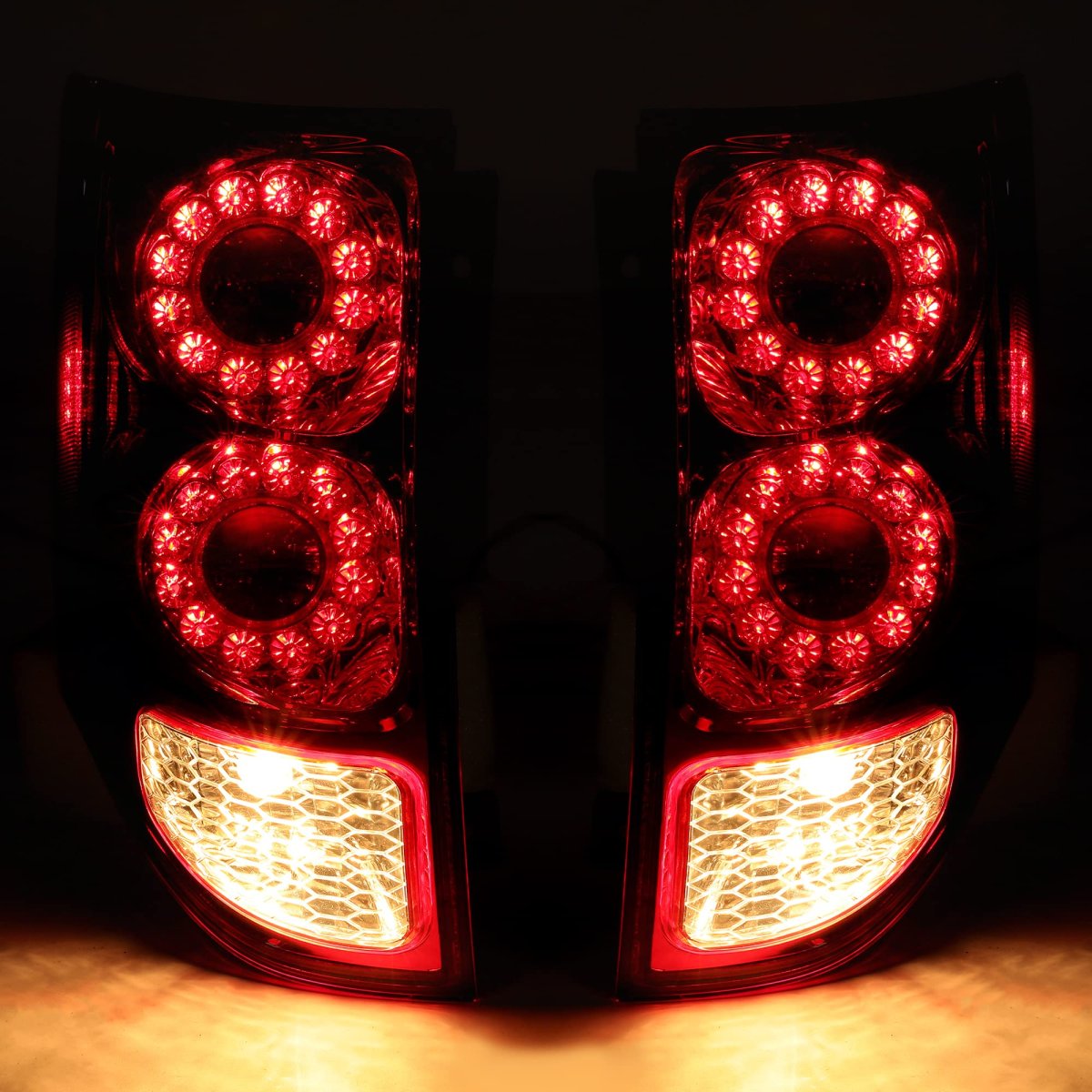 Hecasa Led Tail Light For 2011-2020 Dodge Grand Caravan Ram C V Tradesman W Bulb Rear Stop Brake Lamp Taillight Replacement