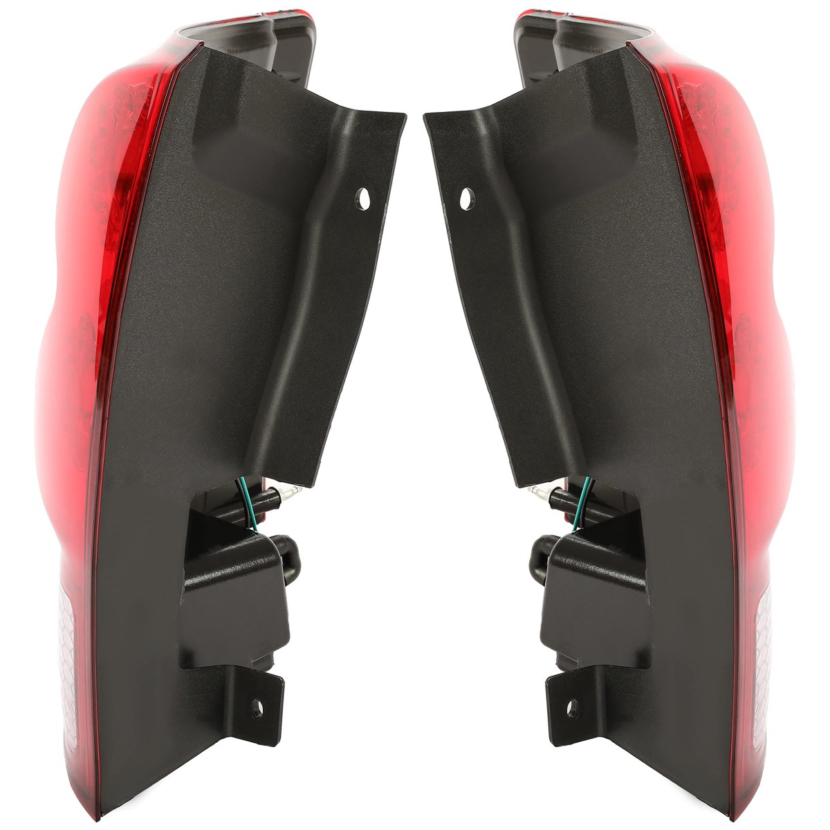 Hecasa Led Tail Light For 2011-2020 Dodge Grand Caravan Ram C V Tradesman W Bulb Rear Stop Brake Lamp Taillight Replacement
