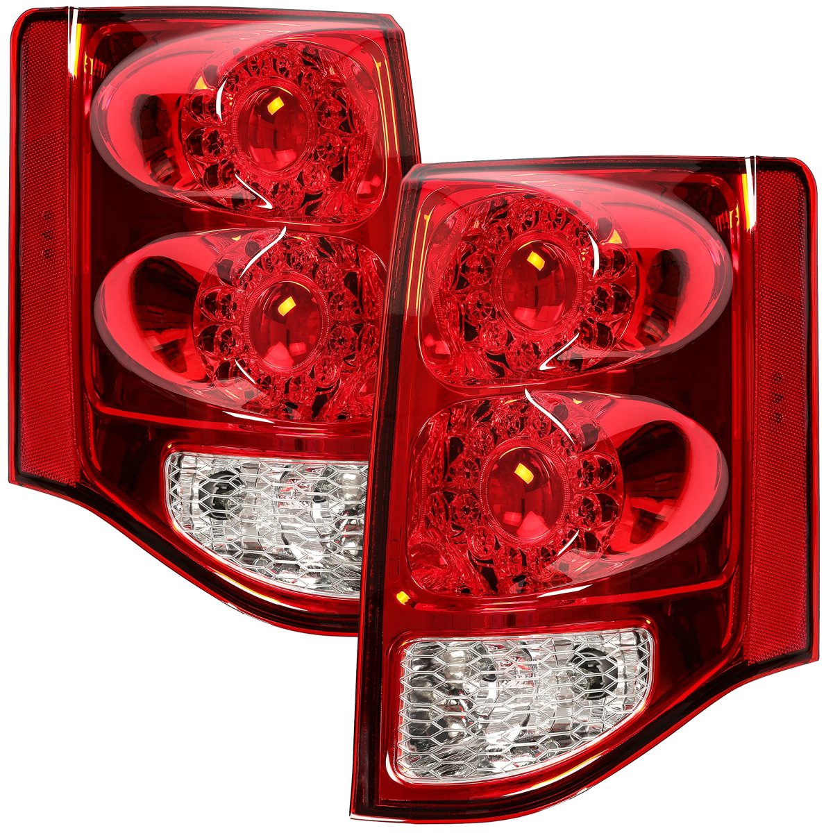 Hecasa Led Tail Light For 2011-2020 Dodge Grand Caravan Ram C V Tradesman W Bulb Rear Stop Brake Lamp Taillight Replacement