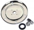 Empi Chrome Sump Plate W Chrome Drain Plug Compatible With Volkswagen Based Dune Buggy Baja Bug Beetle