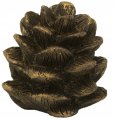 Urbanest Pinecone Lamp Finial 1 3 4-inch Tall Bronze With Gold 