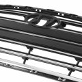 Non Sport And Distance Sensor Hy1200200 Factory Style Front Bumper Grill Grille Assembly With Chrome Moulding Compatible