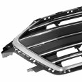 Non Sport And Distance Sensor Hy1200200 Factory Style Front Bumper Grill Grille Assembly With Chrome Moulding For Elantra Korea