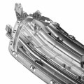 Non Sport And Distance Sensor Hy1200200 Factory Style Front Bumper Grill Grille Assembly With Chrome Moulding Compatible