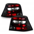 Altezza Euro Style Tail Light Lamp For 1999-2005 Vw Golf Hatchback Black Housing Driver And Passenger Side 