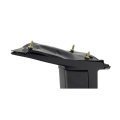 Door Mirror For Gmc Savana 1500 2500 3500 2003 To 2007 Black Plastic Housing Manual Adjustment Rectangular Glass Replacement