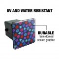 Dungeon Dice Pattern For Fighting Dragons Tow Trailer Hitch Cover Plug Insert