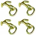 Qty 4 Secure Tow Fchg7-l X4 G70 Hammerhead Combination Hook On Chain Link Combination T Mini J For Truck Wrecker Car Hauler 