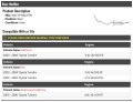 Rear Muffler For 2000-2006 Toyota Tundra