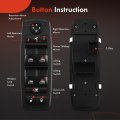 A-premium Front Driver Side Master Power Window Switch Compatible With Dodge Grand Caravan Chrysler Town Country 2008 2009