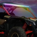 50 In Rgbw Led Light Bar Kit For Can Am Maverick X3 Max 2017 2025 288w Multi Color Chasing Off Road Lighting With Mounting