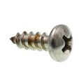 Prime-line Sheet Metal Screw Pan Head Phillips 8 X 1 2 In Stainless Steel Pack Of 25
