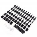 Httmt Mt215-006-bk Black Spike Fairing Bolts Kits Compatible With 2004-2006 Yamah Yzf R1 Yzf-r1 Yzfr1
